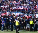 Así fue la curiosa invasión de hinchas en el banderazo azul