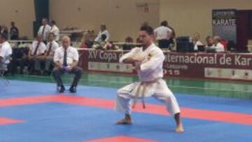 Damián Quintero, durante una competición.