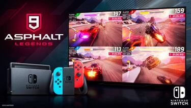 Asphalt 9 Legends supera el millón de descargas en Switch en una semana