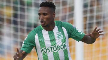 Gustavo Torres durante un partido con Atl&eacute;tico Nacional ante Boyac&aacute; Chic&oacute; por la Liga &Aacute;guila II-2018