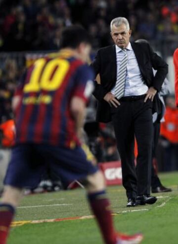 Barcelona-Espanyol. Javier Aguirre.