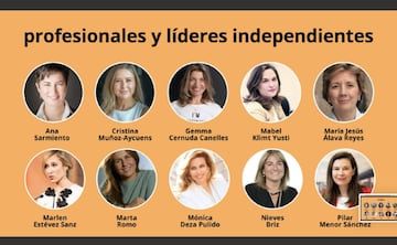 Samantha Vallejo-Nágera, Isabel Díaz Ayuso y Nadia Calviño, en el Top 100 de las mujeres líderes en España