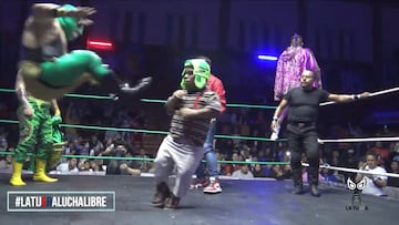 ¡Ah Medio Metro! Estrena faceta como luchador