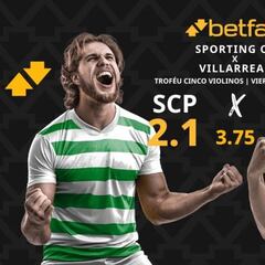 Sporting CP vs. Villarreal CF: horario, dónde ver y pronósticos