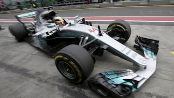 Lewis Hamilton, en Melbourne.
