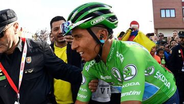 Nairo Quintana: "Debilitamos a Roglic, lucharemos por el rojo"
