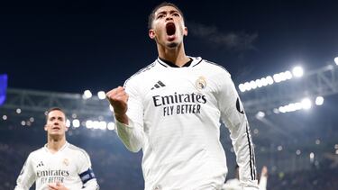 Jude Bellingham el gol que marcó al Atalanta en la sexta jornada de la Champions.