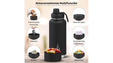 La botella de agua térmica sin BPA que te mantendrá hidratado durante todo el día