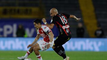 Santa Fe y Pereira empataron 0-0 en la ida de los cuartos de final de Copa BetPlay.