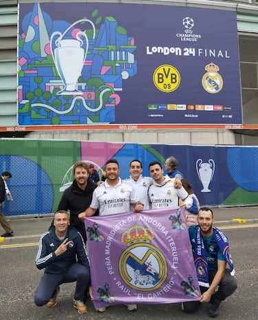 Euforia en las peñas madridistas con la 15
