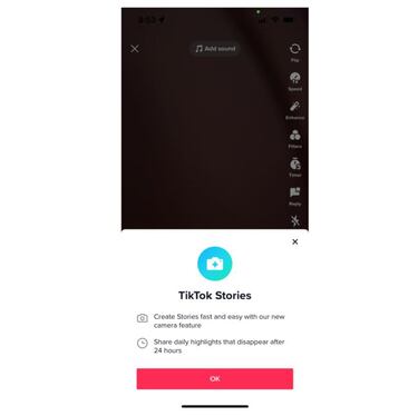 TikTok trabaja en unas stories como las de Instagram