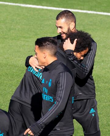 Benzema y Marcelo.