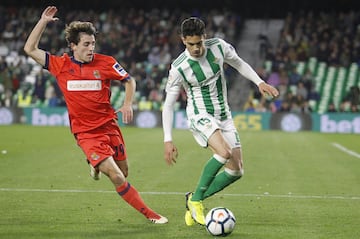 La Real Sociedad de Héctor Moreno, sin goles ante el Betis de Guardado