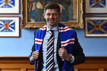 Gerrard, entrenador del Rangers.