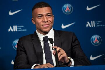 Paris Saint Germain's Kylian Mbappe 