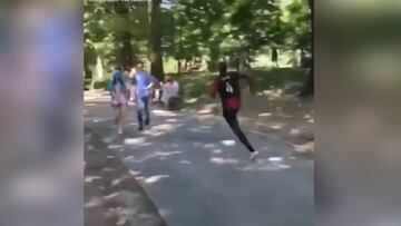 Un trueno en Central Park: Pogba, alucinando a los neoyorquinos con su running salvaje