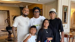 La curiosa historia que subió Arturo Vidal después de la goleada del Arsenal sobre el Madrid