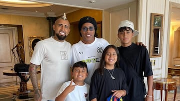 La curiosa historia que subió Arturo Vidal después de la goleada del Arsenal sobre el Madrid