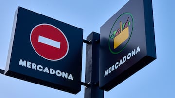 Exterior de un supermercado de Mercadona.