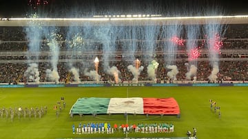 Gran homenaje para el Ejército y Guardia Nacional previo al México vs Islandia