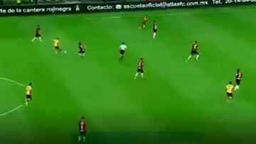El sensacional pase con que Valdés inició el gol de Morelia