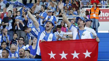 Los hinchas del Leganés ya pueden comprar la entradas para el partido del Bernabéu