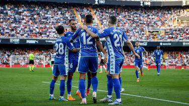 Willian José, tras el 0-1.