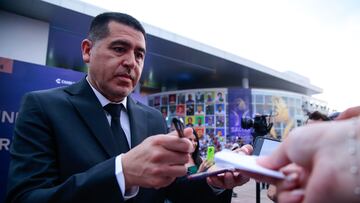 Juan Román Riquelme se refiere a Sebastián Villa