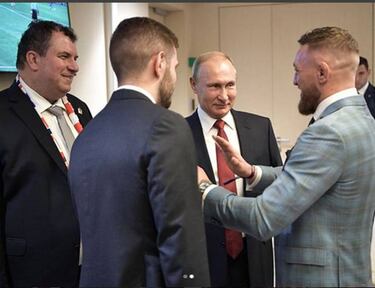McGregor, el invitado especial de Putin en la final del Mundial