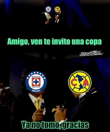 Los memes de Cruz Azul y América en la liguilla