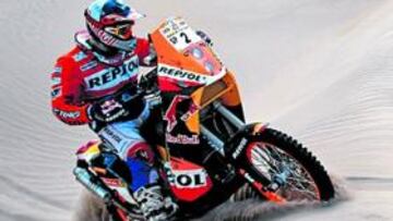 <b>CAMPEÓN. </b>Marc Coma, que hoy saldrá del hospital, estará preparado para repetir victoria.