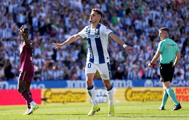 El defensa del Leganés abrió el marcador y les dio esperanza a los seguidores de Butarque, aunque al final su equipo no consiguiera la permanencia.