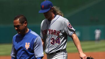 Noah Syndergaard ser&aacute; baja indefinida tras la lesi&oacute;n que se le ha detectado y que puede guardar relaci&oacute;n con su negativa a someterse a una resonancia magn&eacute;tica.