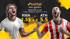 Real Madrid vs. Athletic Club de Bilbao: horario, TV, estadísticas, clasificación y pronósticos