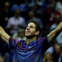 Del Potro derriba a Federer y alarga el número 1 de Nadal