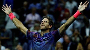 Del Potro derriba a Federer y alarga el número 1 de Nadal