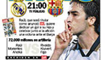 La previa del derby el día después de que naciera su primer hijo.