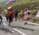Pura emoción en el Tourmalet: el encuentro de Amador con su familia grabado por su madre