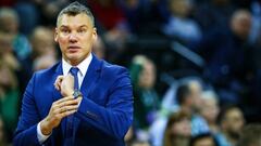 Sarunas Jasikevicius, durante un partido de la Euroliga del Zalgiris Kaunas