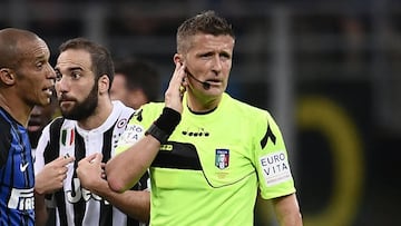 Daniele Orsato, uno de los expertos del VAR.