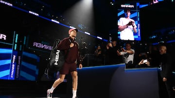 Jannik Sinner, en Turín donde está disputando las ATP Finals.