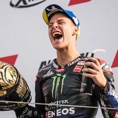 Quartararo 'living the dream' after winning MotoGP title