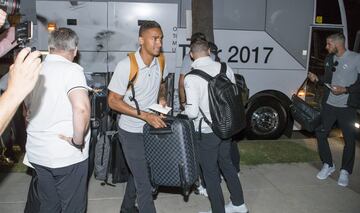 El Real Madrid ya se encuentra en Los Ángeles