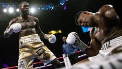 Deontay Wilder noquea a Luis Ortiz durante su combate de revancha.