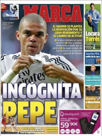 Portadas de la prensa deportiva