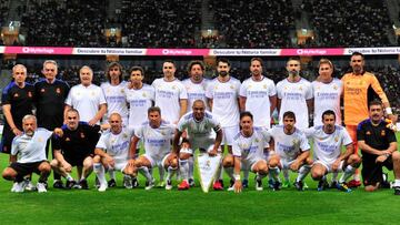 Las leyendas del Tenerife y el Real Madrid, juntos por La Palma