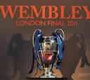 El trofeo de la Champions League ya está en Londres