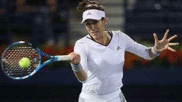 Kasatkina vs Garbi&ntilde;e Muguruza en directo y en vivo online. Partido de semifinales del WTA Dub&aacute;i 2018