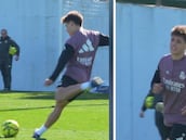 La cara de Arda Güler lo dice todo: vean lo que le hizo el turco a Courtois en el entrenamiento