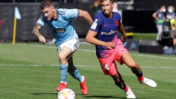 Marcos Llorente, ante el Celta. 